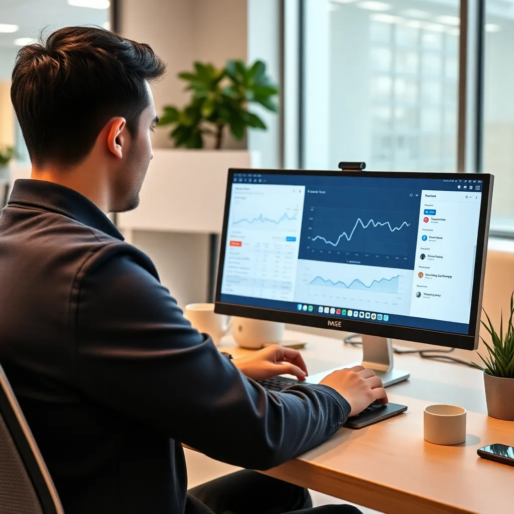 Маркетолог анализирует эффективность рекламной кампании в Google Ads